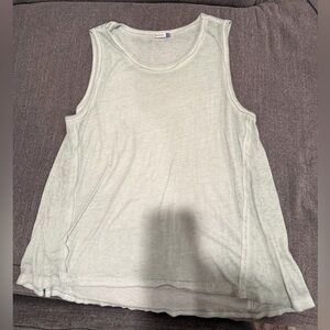 Yarn & Sea Green Racerback Tank Top Size XL